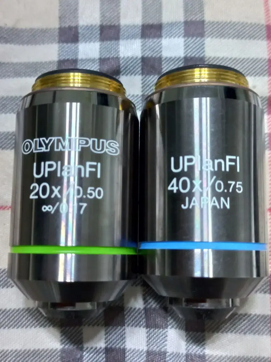 OLYMPUS UplanFL 10X.20X.신품급 현미경대물렌즈